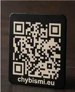QR destička, Plast